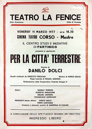 Cartel teatro La Fenice