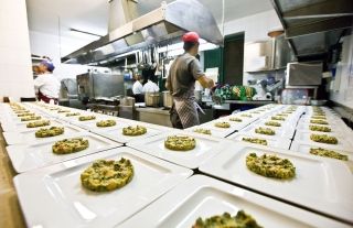 Préparation dans la cuisine