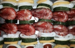 Brochette de poisson